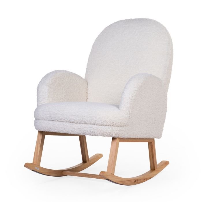 Scaun balansoar Childhome Teddy alb – imaginea 5