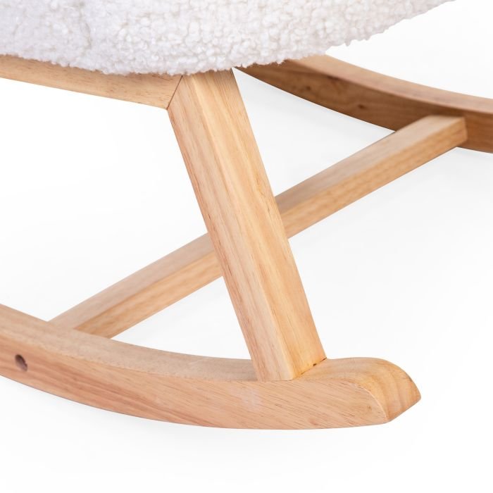 Scaun balansoar Childhome Teddy alb – imaginea 3