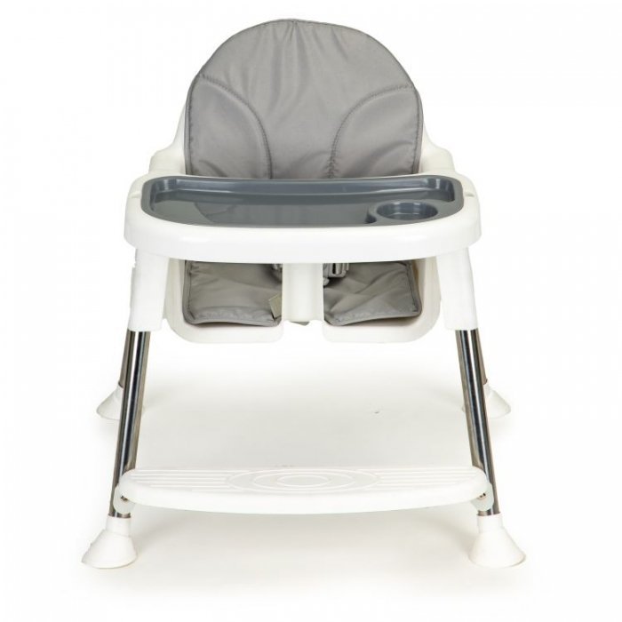 Scaun de masa 2 in 1 Ecotoys cu tapiterie Alb – imaginea 5