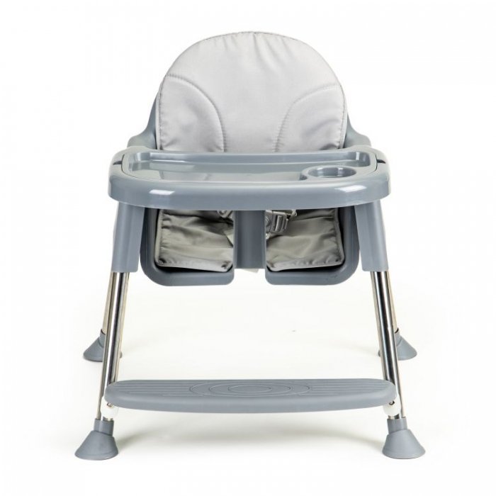 Scaun de masa 2 in 1 Ecotoys cu tapiterie Gri – imaginea 6
