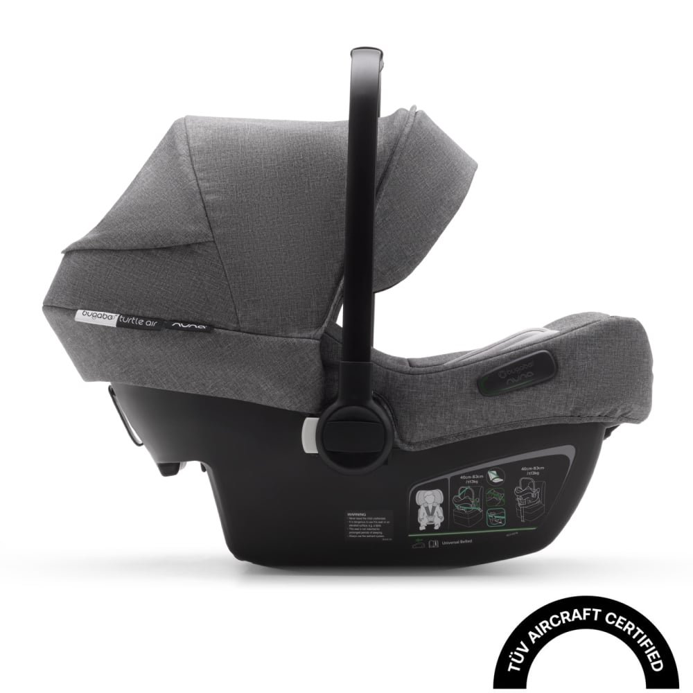 Scoica auto Bugaboo Turtle Air 360 grey i-Size – imaginea 3