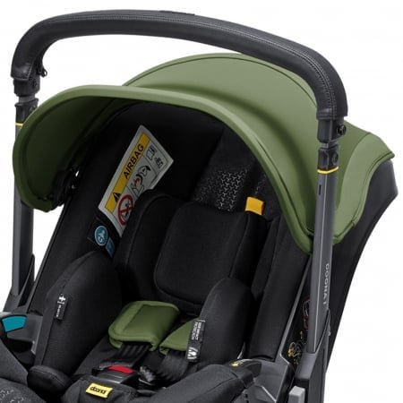 Scoica auto 2 in 1 i-Size Doona i Desert Green – imaginea 4