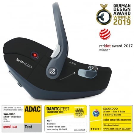 Scoica auto Swandoo Albert i-Size 1.2 chia black – imaginea 2