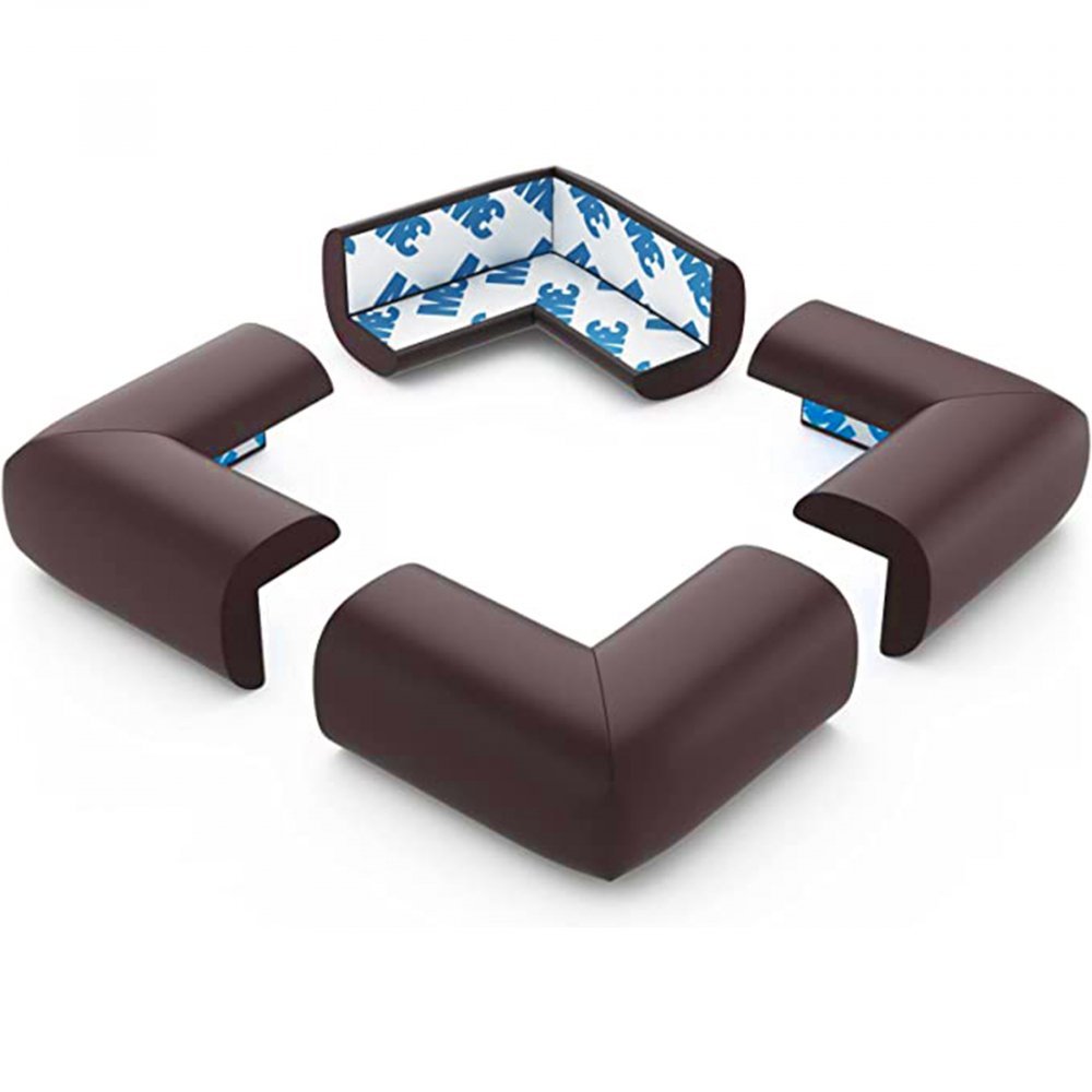 Set 4 aparatori moi Sipo Baby Safety pentru colturi maro – imaginea 5
