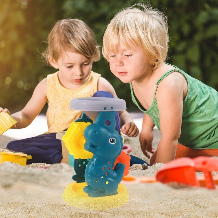 Set 6 jucarii de nisip Sandbox Yellow – imaginea 2