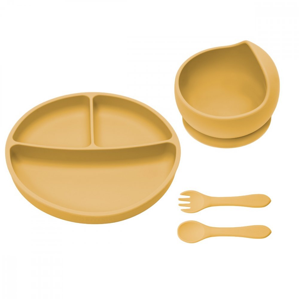 Set diversificare AppeKids din silicon Basic Honey – imaginea 6