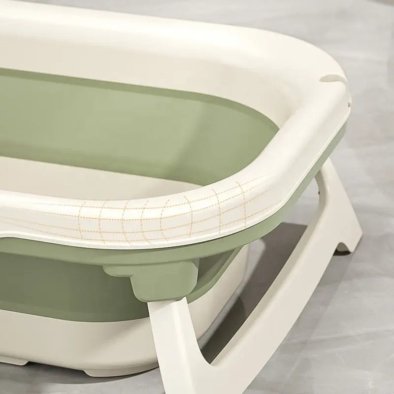 Set cadita pliabila Little Mom cu termometru si suport anatomic Green – imaginea 8