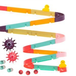 Jucarie pentru baie Circuitul Multicolor al Ratustelor