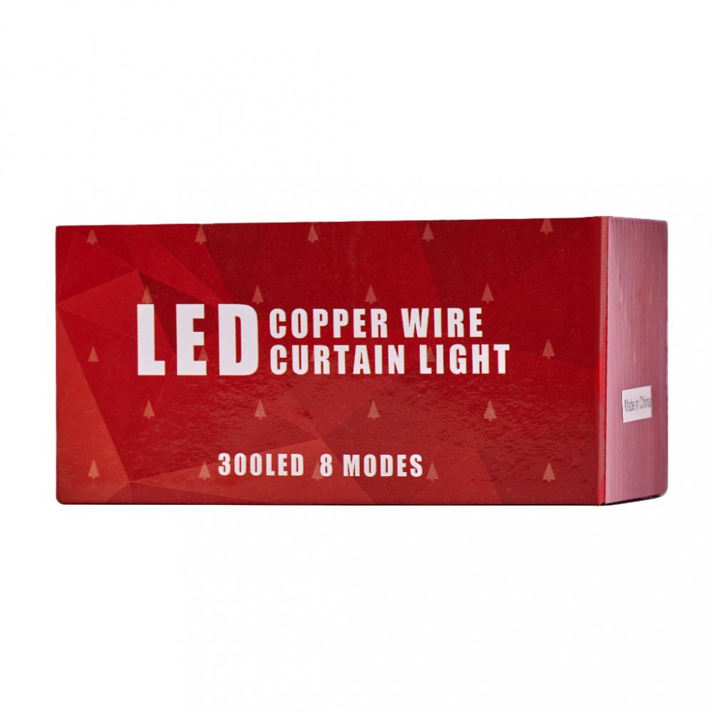 Instalatie tip perdea cu fir din cupru cu telecomanda si 300 LED-uri Multicolore 3x3m – imaginea 5