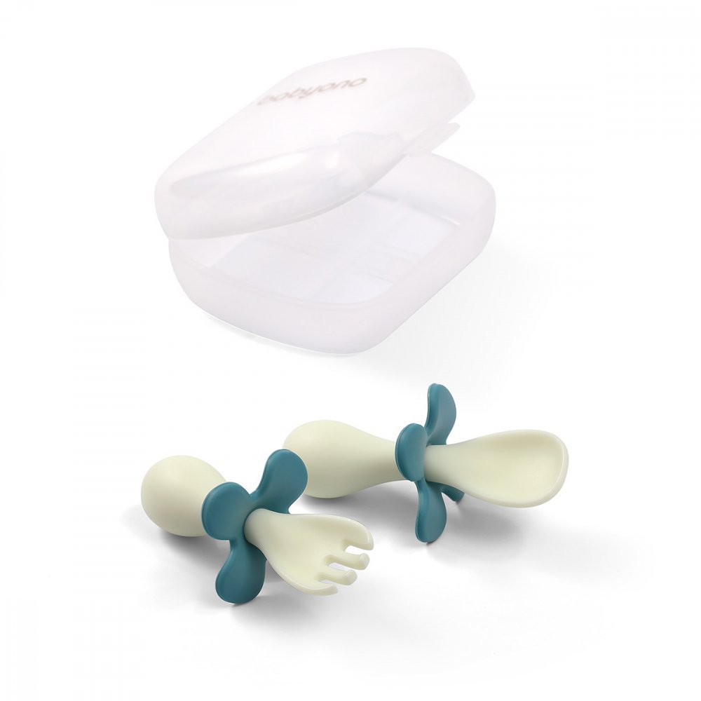 Set tacamuri Baby Ono ergonomice verde – imaginea 2