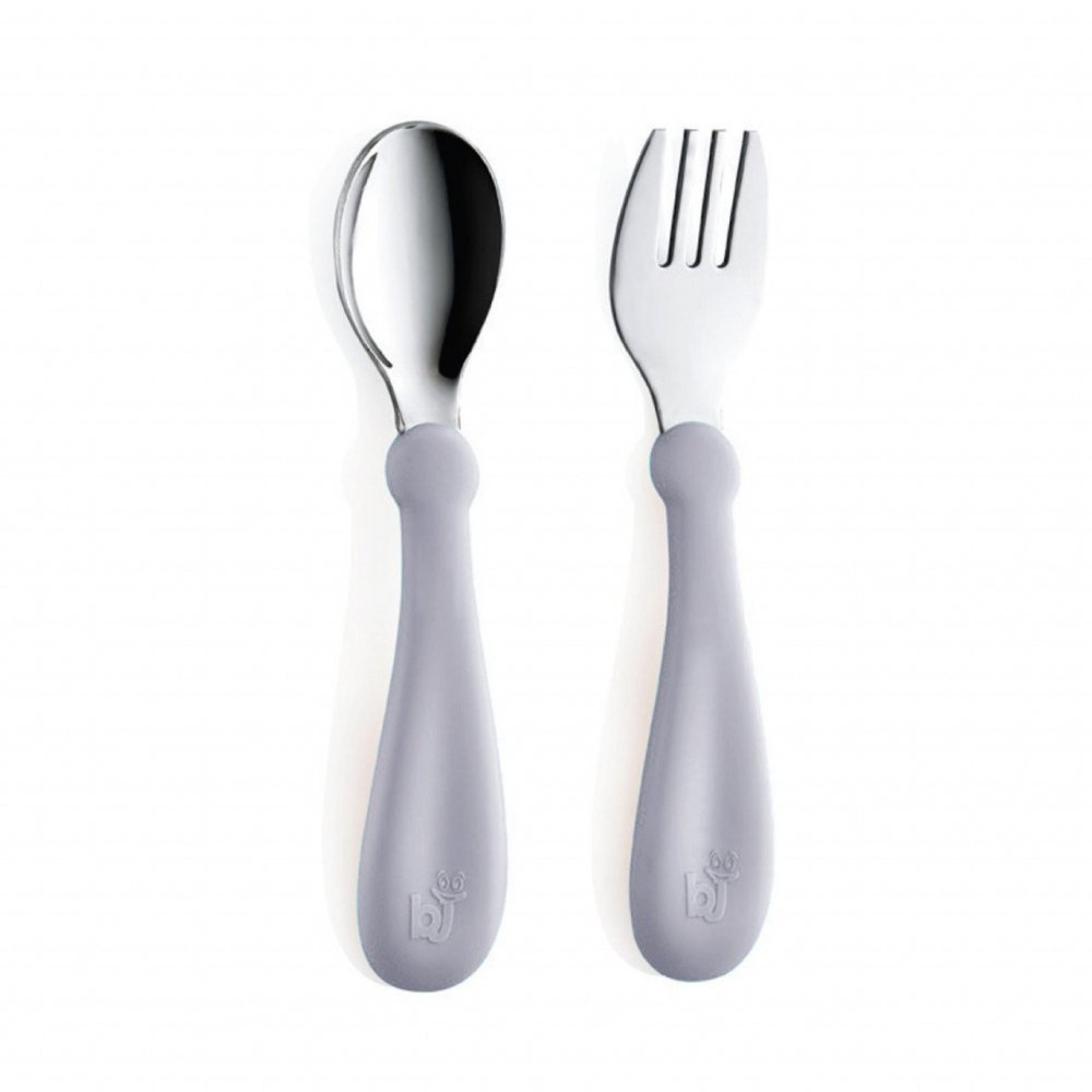 Set tacamuri din inox pentru copii BabyJem Gri – imaginea 4