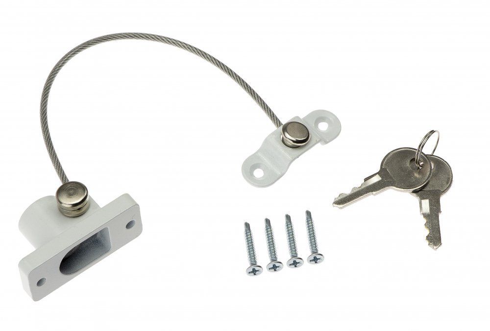 Incuietoare de siguranta pentru fereastra, Ikonka, dimensiune 19 cm – imaginea 3