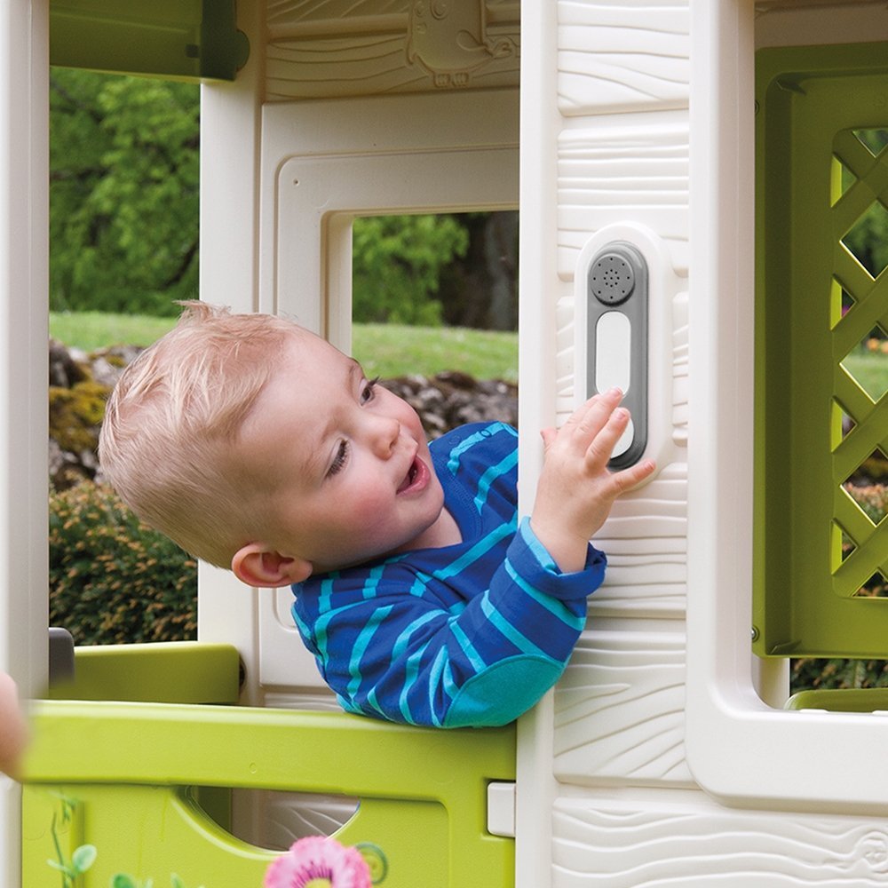 Sonerie electronica pentru casuta copii Smoby Doorbell gri – imaginea 3