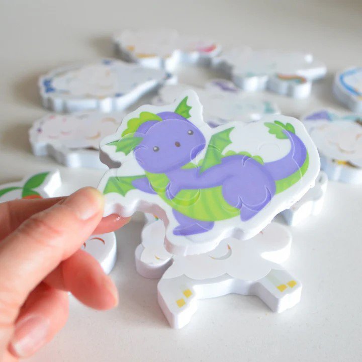 Stickere pentru baie care isi schimba culoarea Creaturi Magice – imaginea 3