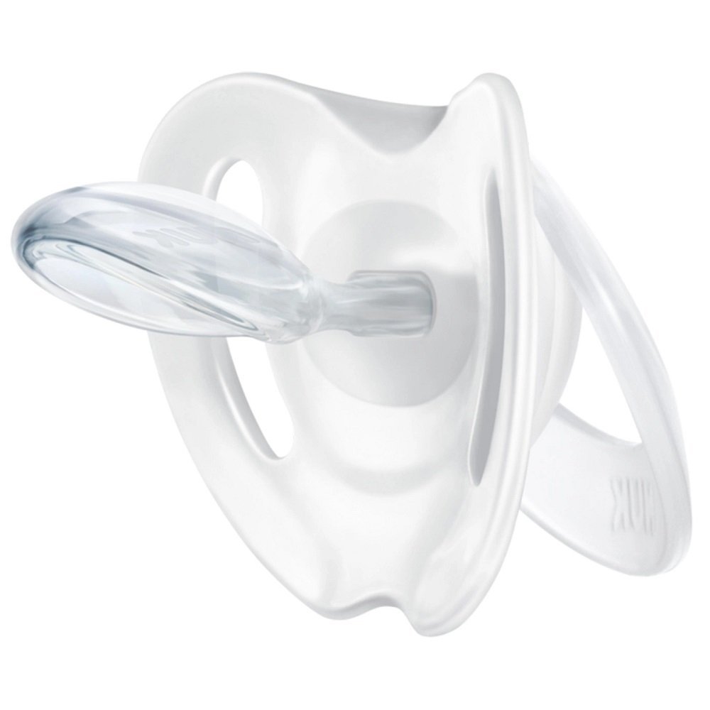 Set 2 suzete Nuk Genius Color Silicon M1 mov 0-6 luni – imaginea 2