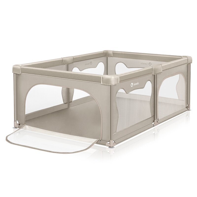 Tarc de joaca copii Lionelo Willow 127 x 187 cm bej – imaginea 3