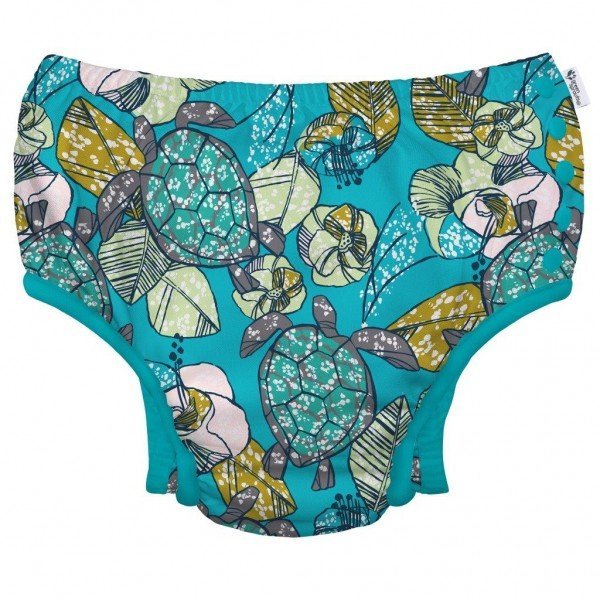 Slip copii eco SPF 50+ refolosibil cu capse Green Sprouts by iPlay Tea Turtle 4T – imaginea 8