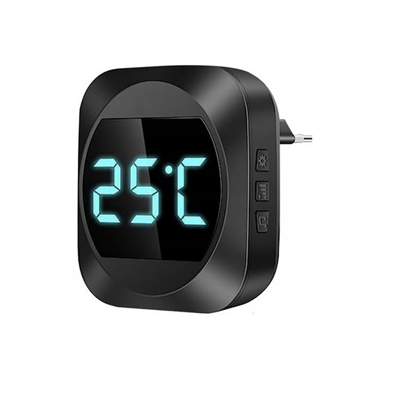 Sonerie Wireless cu Termometru raza actiune 200m Negru – imaginea 7