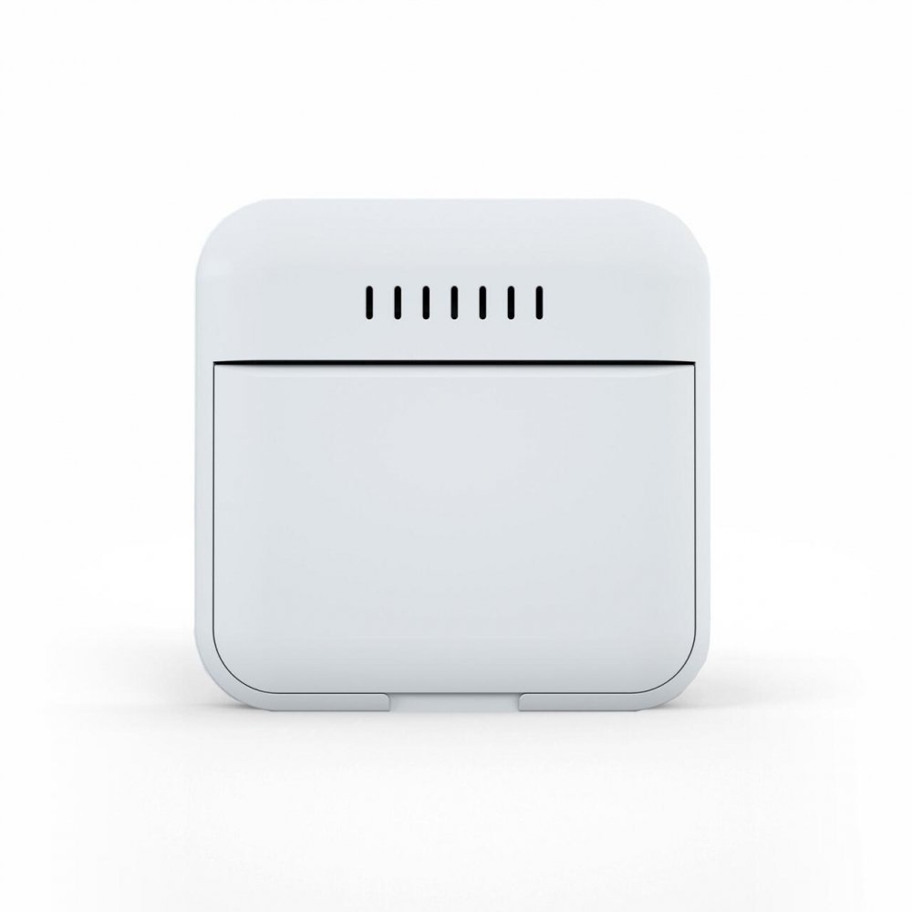 Termometru si higrometru digital AirBi smile de camera ecran LCD suport expandabil cu magnet alb BI1040