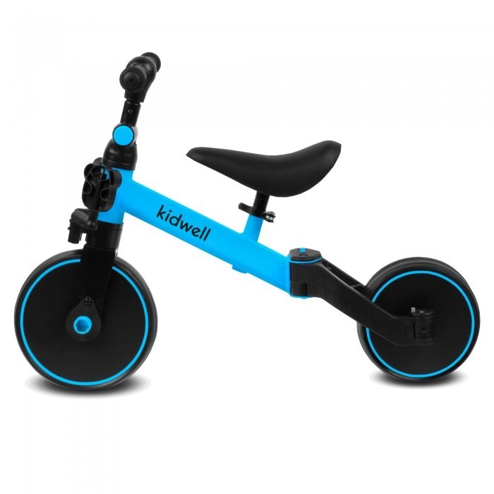 Tricicleta pentru copii Kidwell Pico Blue, cu pedale 3 in 1 , scaun reglabil pe inaltime, reglarea in 3 trepte a distantei dintre ghidon si copil, potrivita pentru inaltimea unui copil 90 – 124 cm – imaginea 5