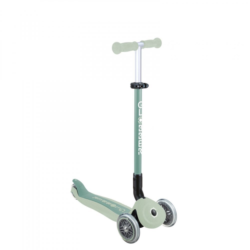 Trotineta 3 in 1 pentru copii Globber Go Up Active Verde Fistic, ecologic, ghidon si scaun ajustabile, rulmenti ABEC 9 – imaginea 4