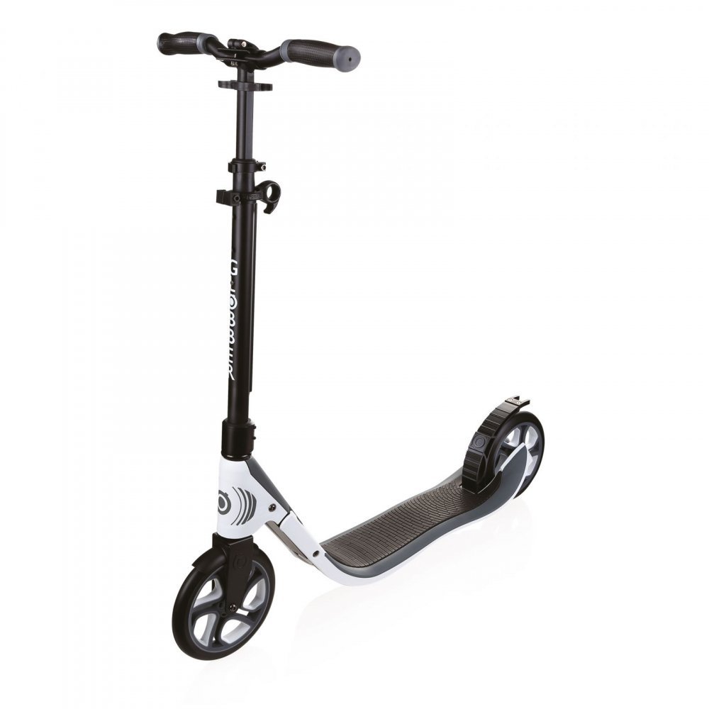 Trotineta Globber pliabila adult One NL 205 alb, cadru din aluminiu, ghidon reglabil, platforma antiderapanta, greutate admisa 100 kg – imaginea 8
