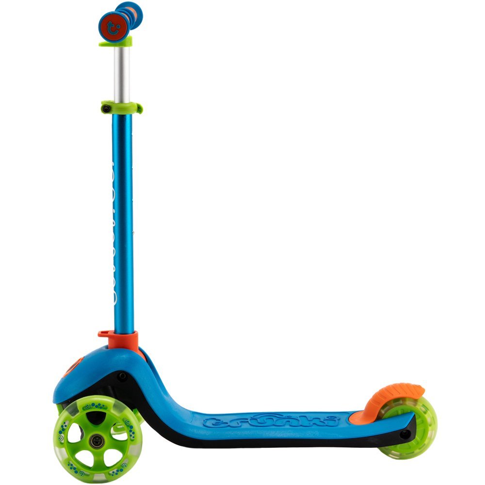 Trotineta pliabila Trunki albastru S cu ghidon reglabil, curea si husa pentru transport, greutate admisa 50 kg – imaginea 4