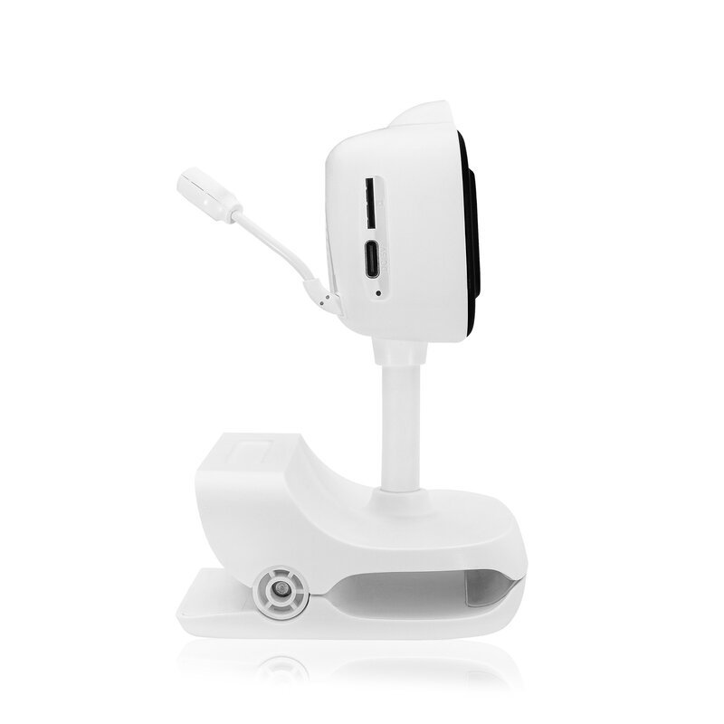 Video monitor Lionelo Babyline Go rotatie 180 grade alb – imaginea 4
